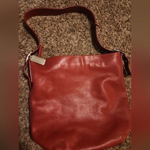 COACH 9151 RICH RED Legacy 9151 CARRYALL Laptop Diaper Travel Tote Work Bag WOW!